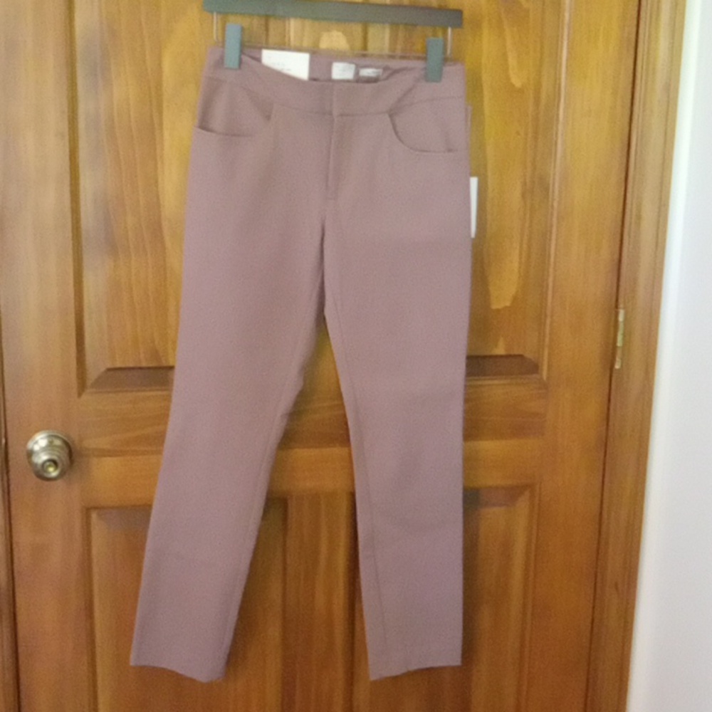 A New Day Size 2R stretch skinny ankle high rise fitted hip & thigh pants